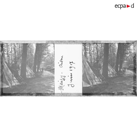 Maizy. Aisne. Juin 1917. [légende d'origine]