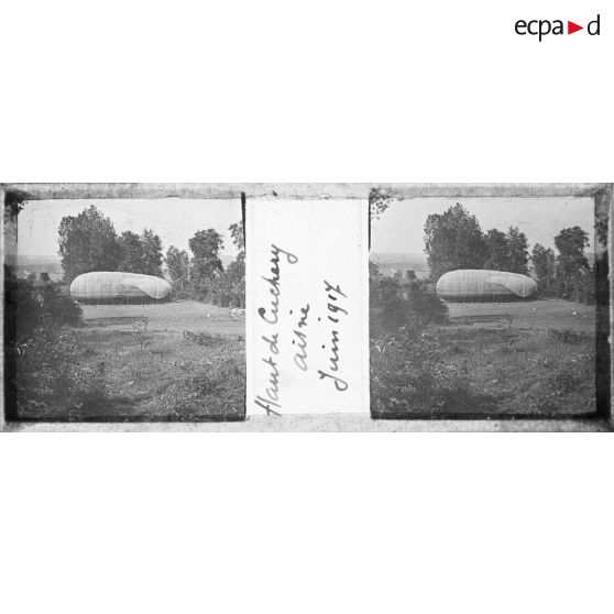 Haut de Cuchery. Aisne. Juin 1917. [légende d'origine]