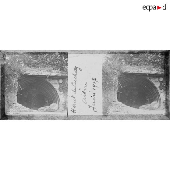 Haut de Cuchery. Aisne. Juin 1917. [légende d'origine]