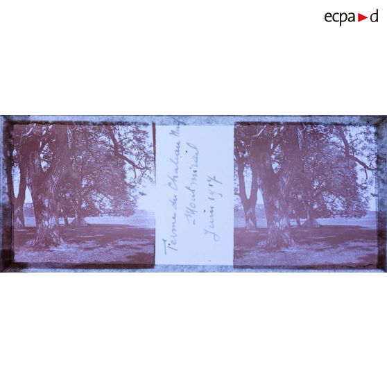 Ferme du Château Neuf. Montmirail. Juin 1917. [légende d'origine]