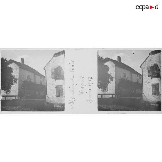 Moulin du Bois. Vesoul. Juin 1917. [légende d'origine]