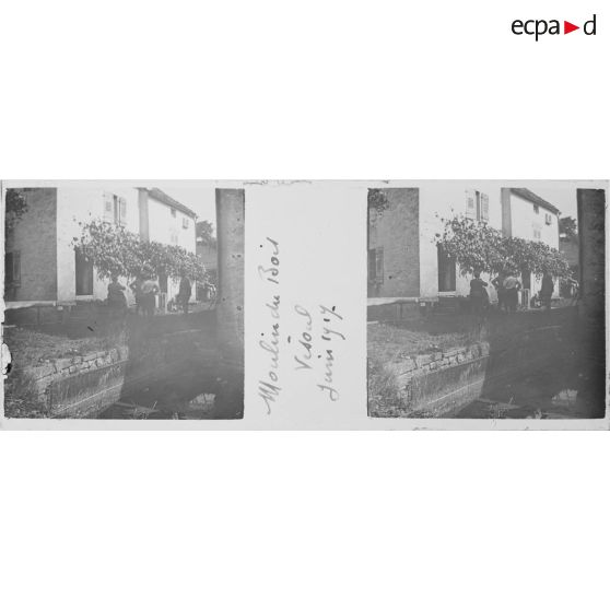 Moulin du Bois. Vesoul. Juin 1917. [légende d'origine]