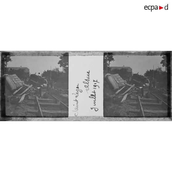 Saint Léger. Alsace. Juillet 1917. [légende d'origine]