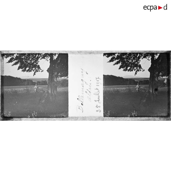 Bellemagny. Alsace. 25 juillet 1917. [légende d'origine]