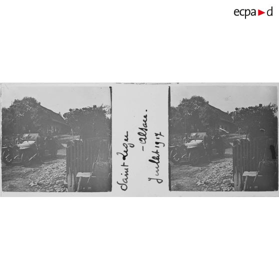 Saint Léger. Alsace. Juillet 1917. [légende d'origine]