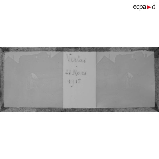 Vertus. 20 mars 1918. [légende d'origine]