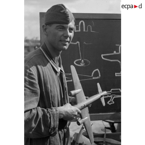 Instruction des servants d'une pièce de 8,8cm-Flak-18-L56.