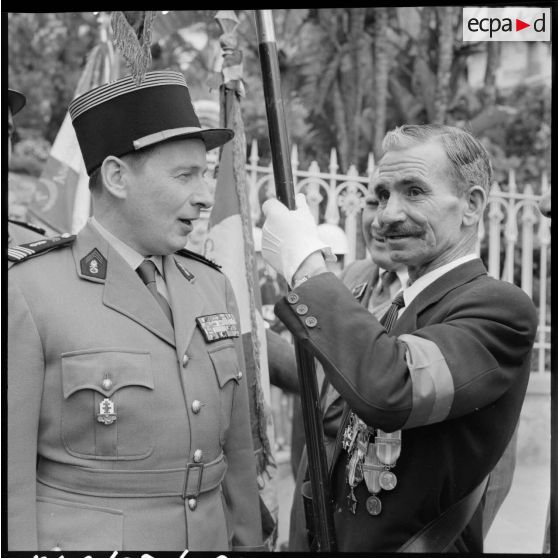 Cérémonie du 94e anniversaire de Camerone à Alger.