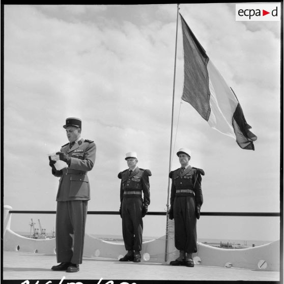 Cérémonie du 94e anniversaire de Camerone à Alger.