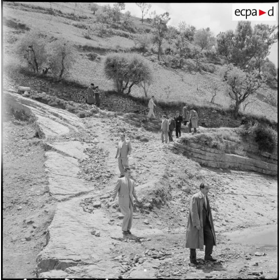 Région de Constantine. Des journalistes de l'OTAN en visite dans la zone opérationnelle de l'ouest constantinois.
