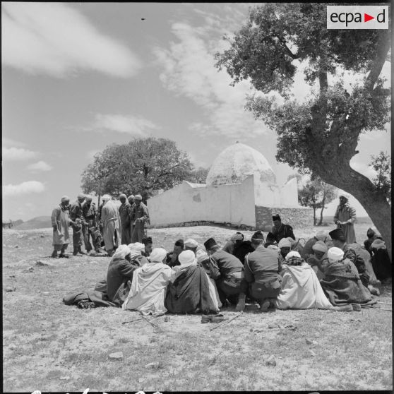 El Gor, Algérie. Le partage du méchoui.