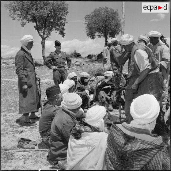 El Gor, Algérie. Le partage du méchoui.