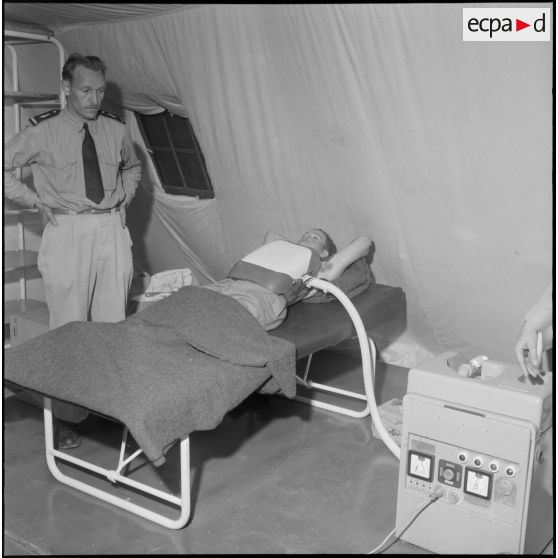 Centre médical de Maison-Blanche. Examen cardiaque.