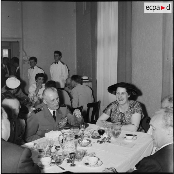 AÏn Arnat. Inauguration de la nouvelle base Maréchal de Lattre.