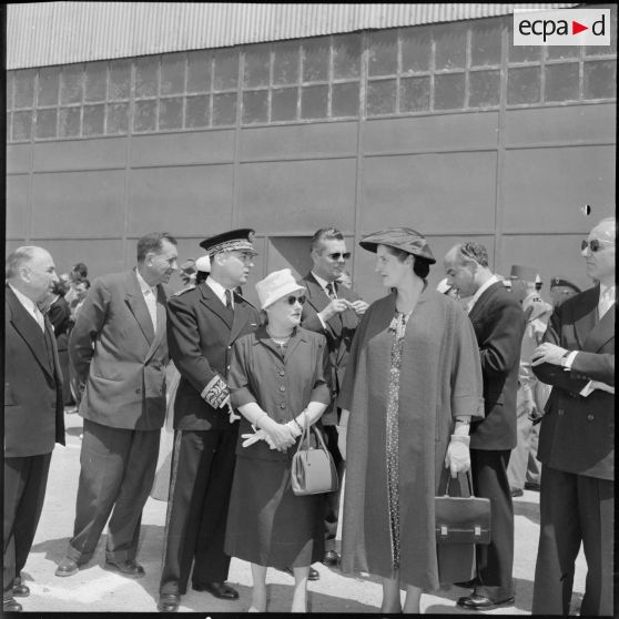 AÏn Arnat. Inauguration de la nouvelle base Maréchal de Lattre.