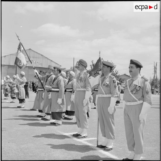 Aïn Arnat. Inauguration de la base Maréchal de Lattre.