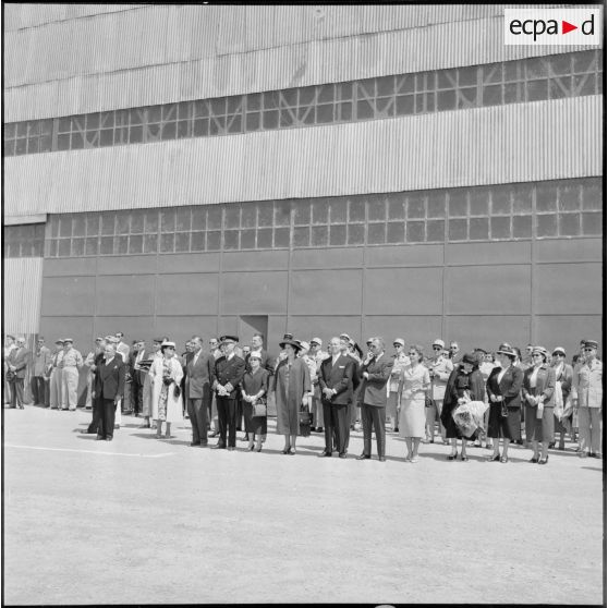 AÏn Arnat. Ianuguration de la base aérienne Maréchal de Lattre.
