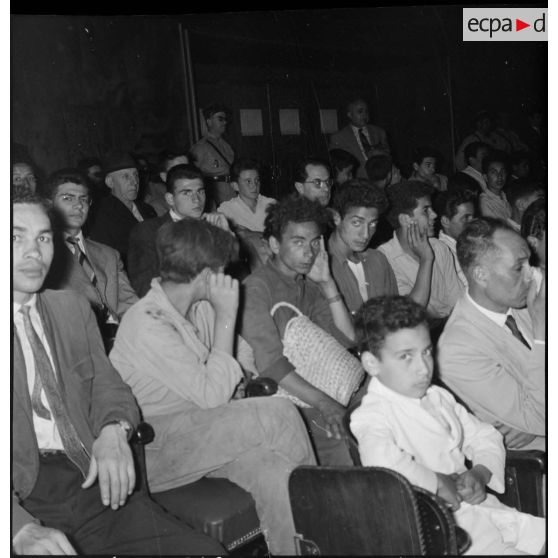 Séance de cinéma à Alger.