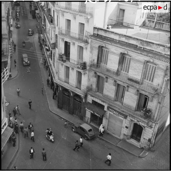 Une rue d'Alger.
