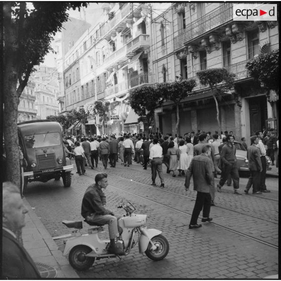 Emeutes à Alger.