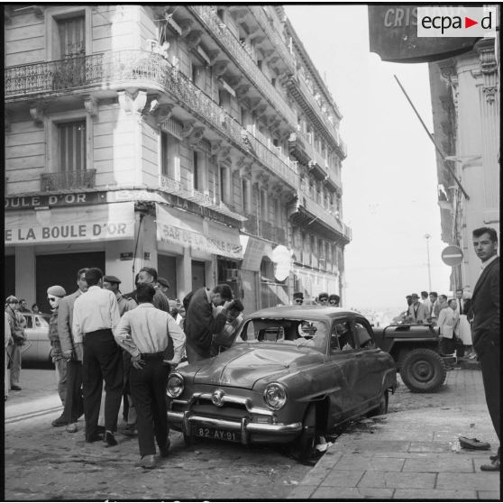 Emeutes à Alger.