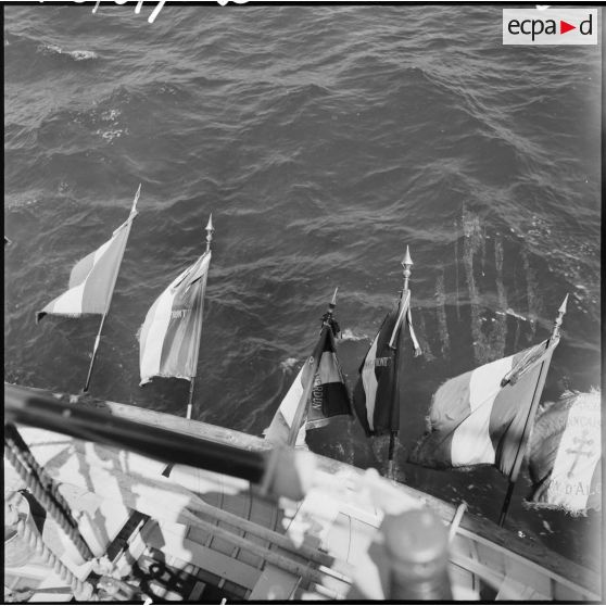 Alger. Commémoration du 13e anniversaire du débarquement à l'île d'Elbe.<br>