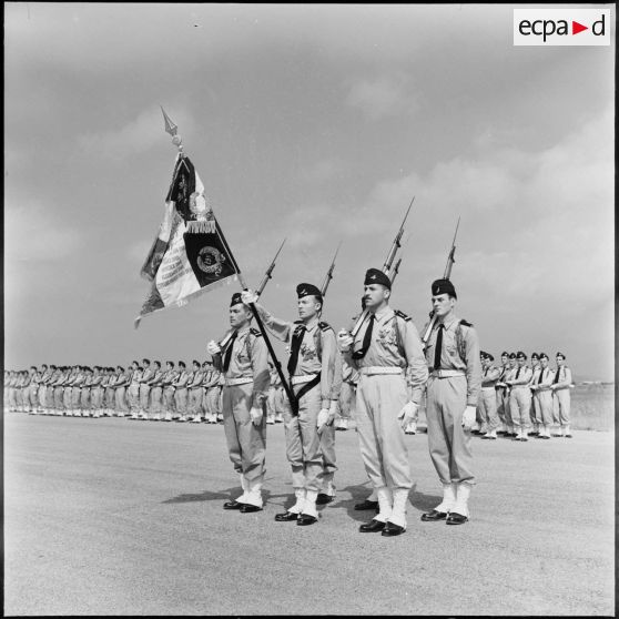 Aérodrome de Bône. Cérémonie militaire.