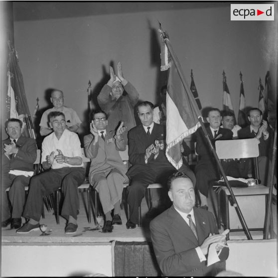 Alger. Réception à la Maison du Combattant.