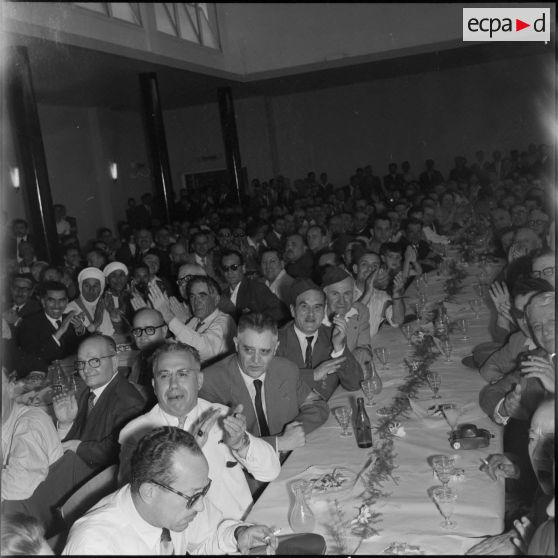 Alger. Réception à la Maison du Combattant.