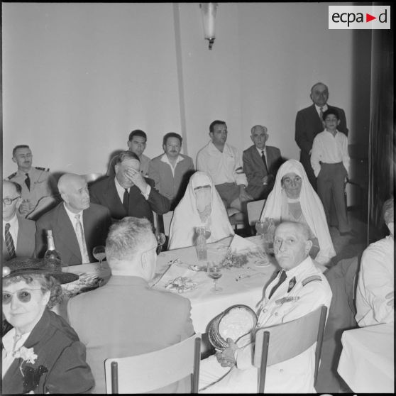 Alger. Réception à la Maison du Combattant.