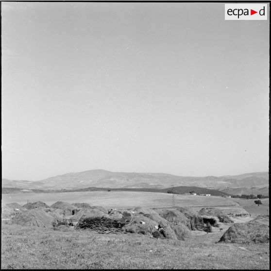 Les anciennes maisons du village de Zarouria.