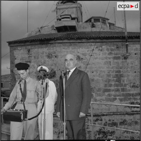 Amirauté d'Alger. Discours du secrétaire d'Etat à la Marine.