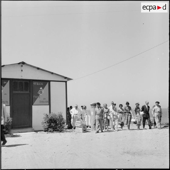 Madame Lacoste en visite à Tizi-Ouzou.