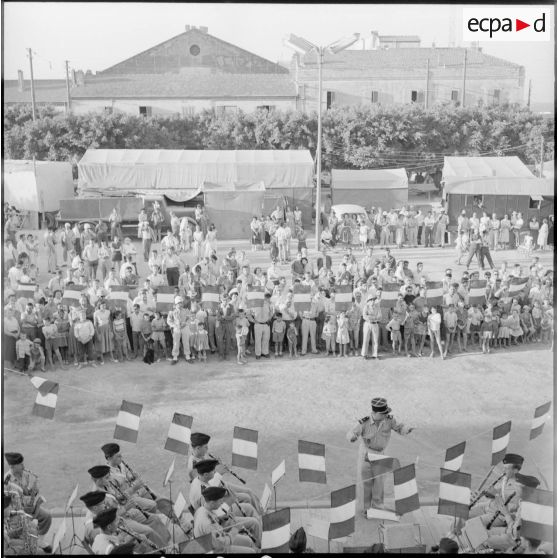 Hussein-Dey. Concert de la musique des troupes coloniales.
