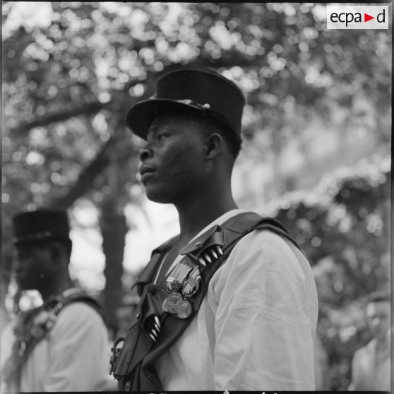 Alger. Portrait d'un tirailleur.