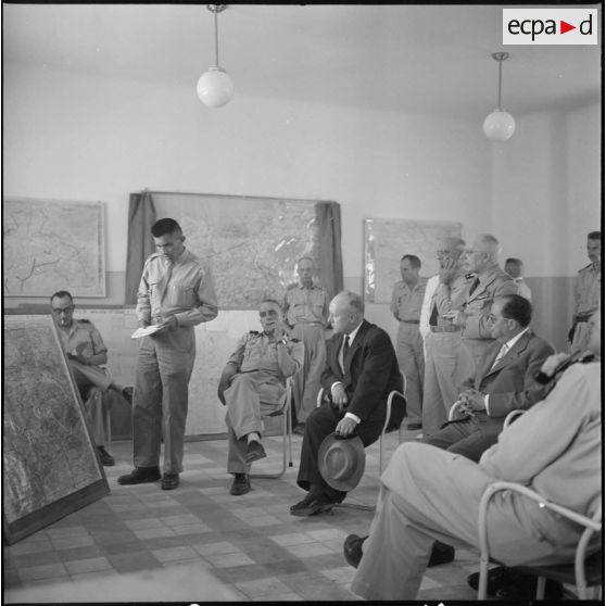 Palestro. Exposé du capitaine Lesueur.