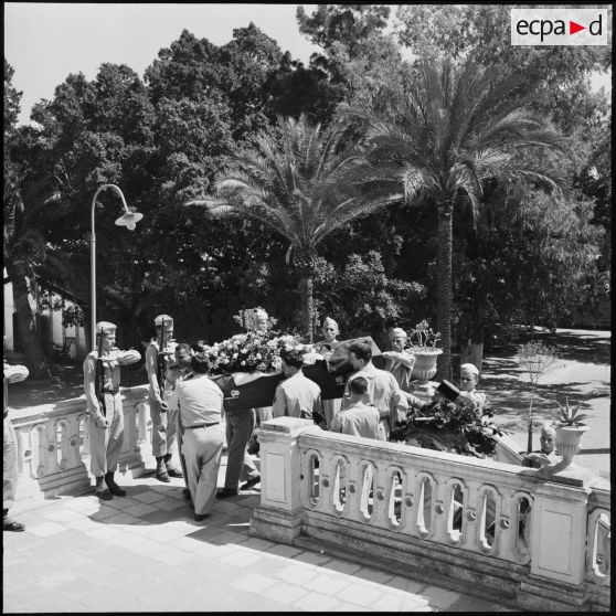 Alger. Obsèques du capitaine Portman.