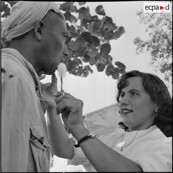 Equipe médico-sociale itinérante à la ferme Paul-Michel.