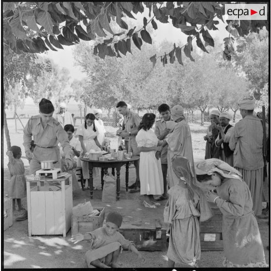 Equipe médico-sociale itinérante à la ferme Paul-Michel.