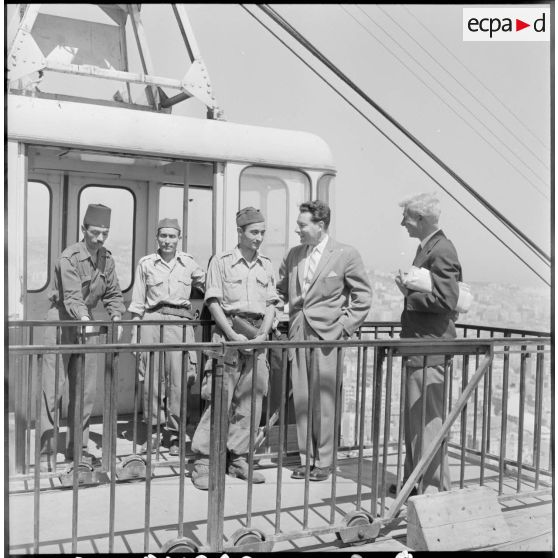 Le journaliste américain Jacques Aber à Alger.