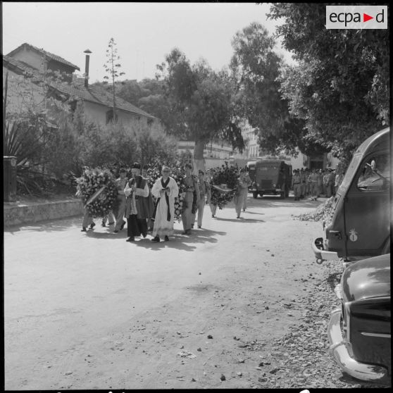 Alger. Convoi funéraire.