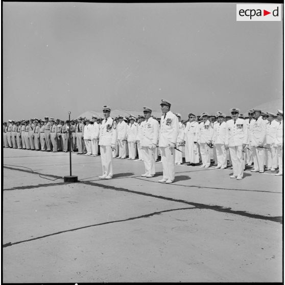 Cérémonie militaire de l'armée de l'Air.