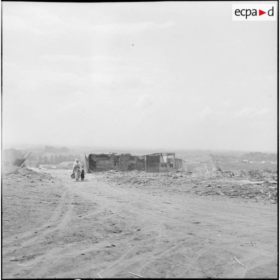 Vue du bidonville Descuns.