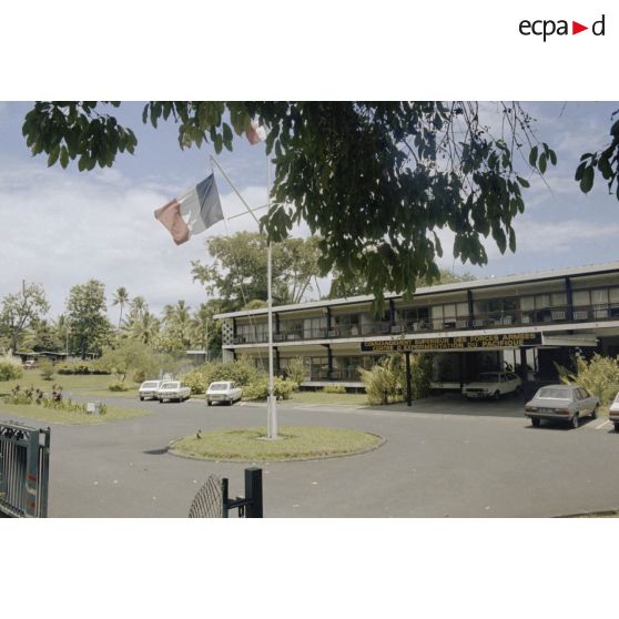 Etat-major du Centre d'Expérimentation du Pacifique (CEP) du Taaone.[Description en cours]