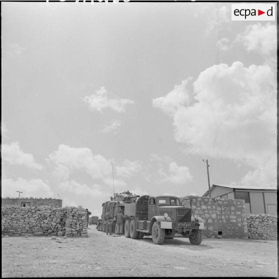 Le convoi quitte Taberdga.