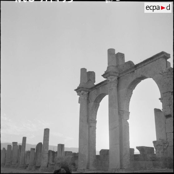 Ruines romaines de Timgad.