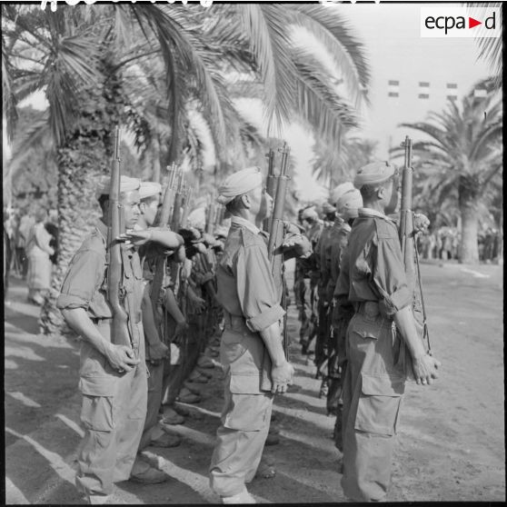 Les commandos musulmans du 22ème régiment d'infanterie (RI).