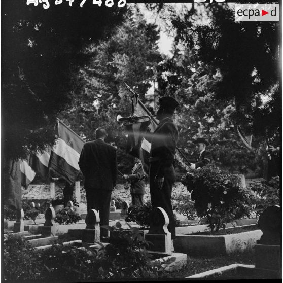 Les cérémonies au cimetière musulman d'El-Kettar.