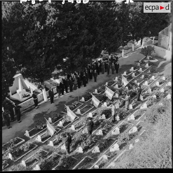 Les cérémonies au cimetière musulman d'El-Kettar.