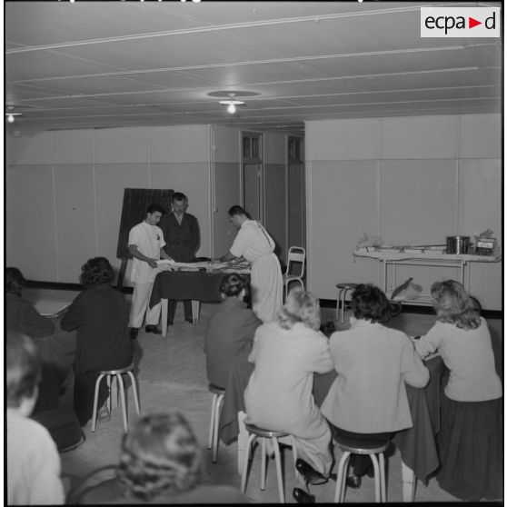 Préparation et formation pour la tournée d'inspection des assistantes sociales en Algérie.